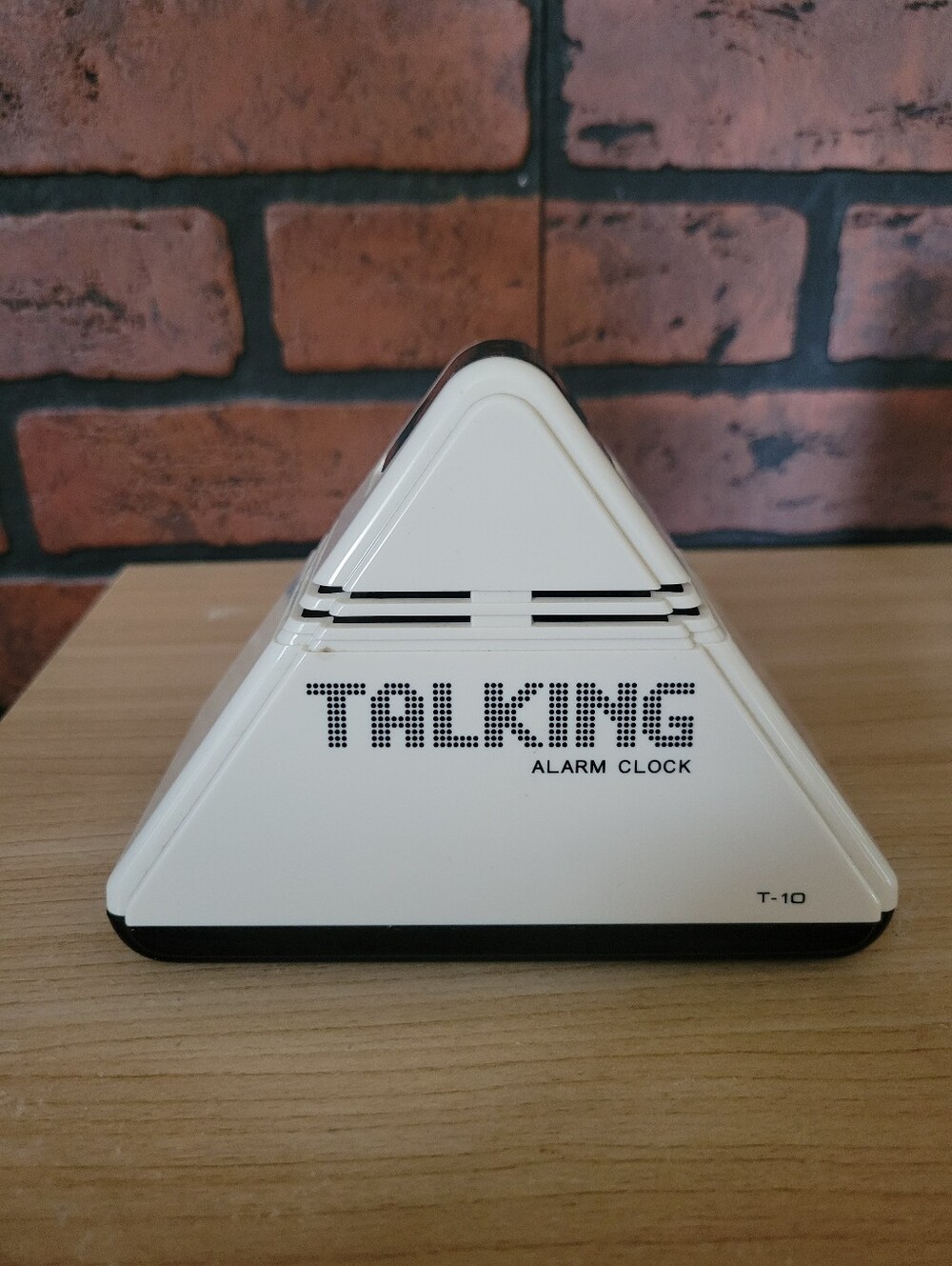 Vintage T-10 Talking Alarm Clock Pyramid